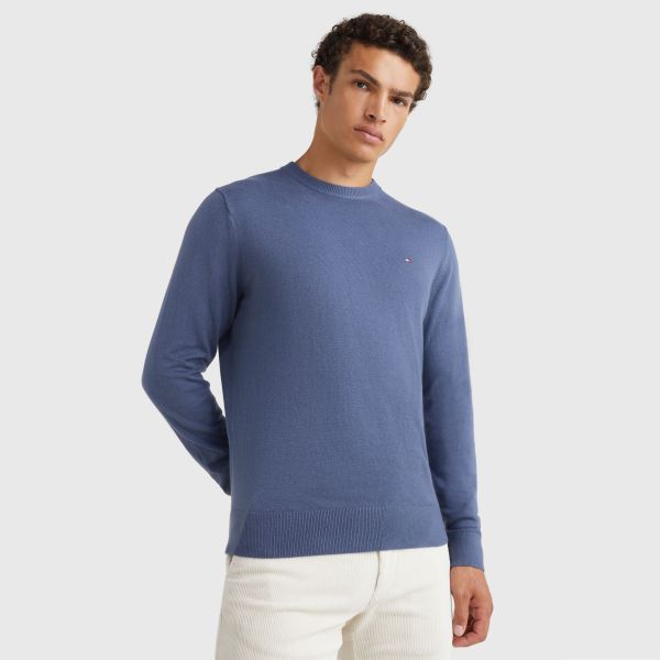 Tommy Hilfiger Organic Sweater Blauw