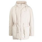 Off-White Patch Peach Padded Puffer Beige