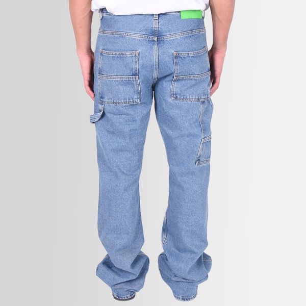Off-White Flare Carpenter Jeans Blauw
