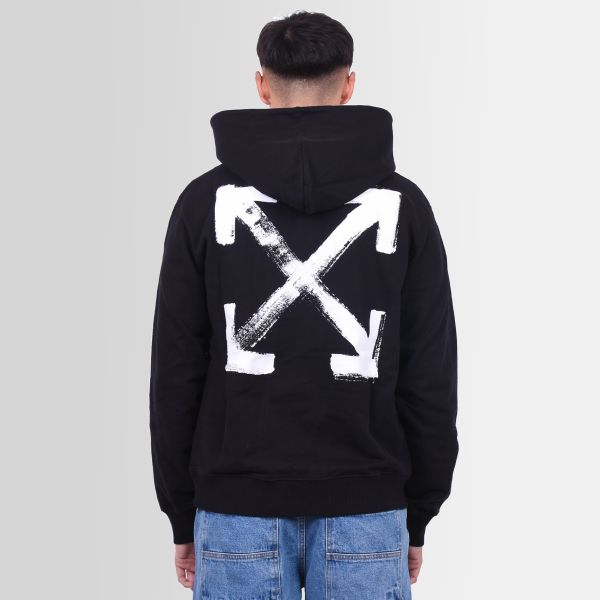 Off-White Bricks Slim Hoodie Zwart | Mezaldy.com