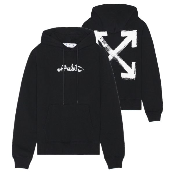 Off-White Bricks Slim Hoodie Zwart | Mezaldy.com