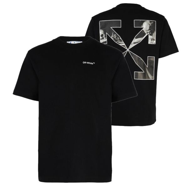 Off-White Caravaggio Arrow Slim T-shirt Zwart
