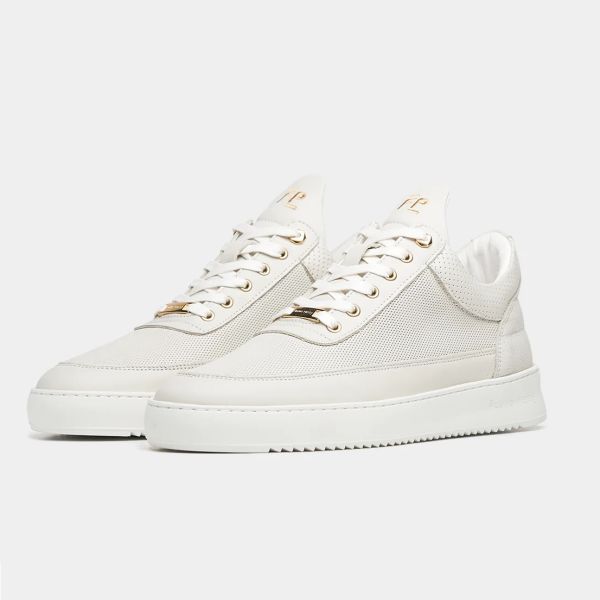 Filling Pieces Low Top Aten Sneaker Off White