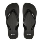 Boss Signature Slippers Zwart