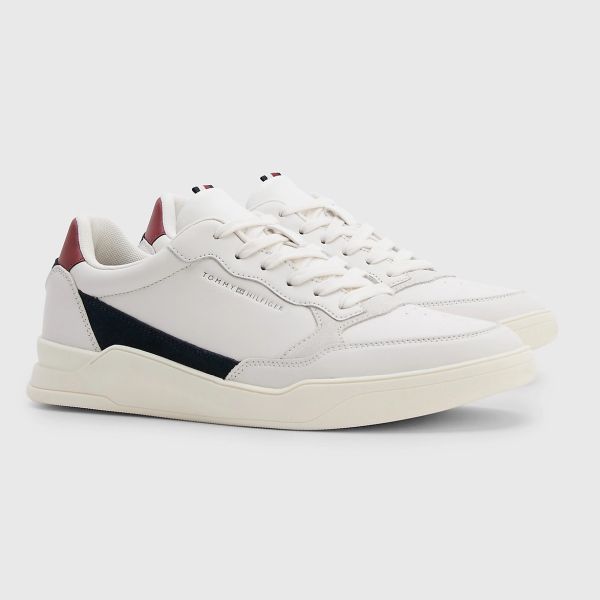 Tommy Hilfiger Elevated Cupsole Sneaker Off White