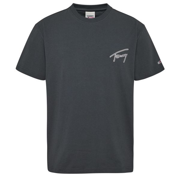 Tommy Jeans Classic Signature T-shirt Antraciet