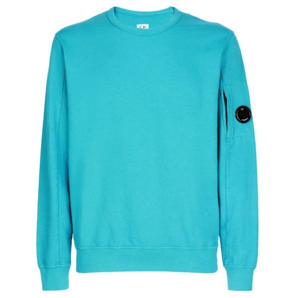 CP Company Light Fleece Sweater Blauw