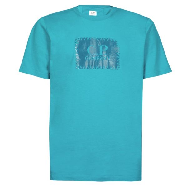 CP Company Label T-shirt Blauw