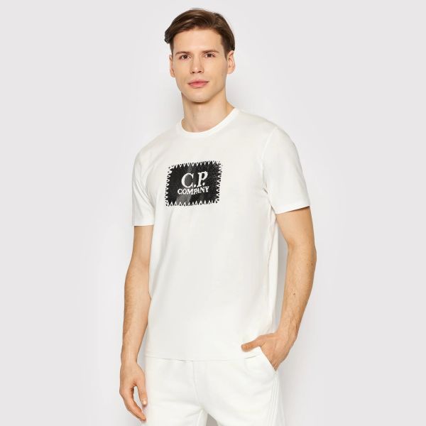 CP Company Label T-shirt Wit