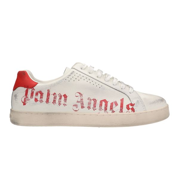 Palm Angels Vintage Logo Sneaker Wit/Rood