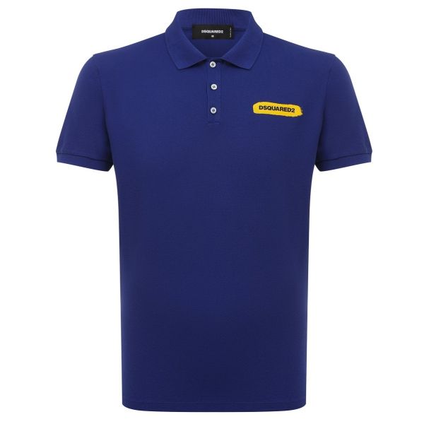 Dsquared2 Tennis Polo Donker Blauw