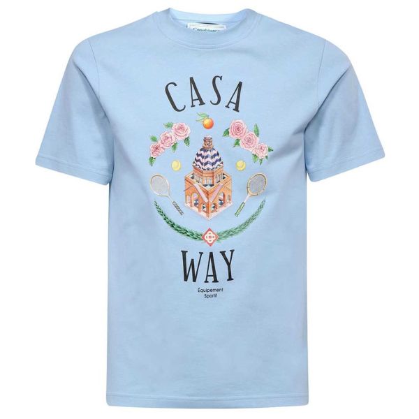 Casablanca Casa Way T-shirt Blauw