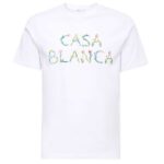 Casablanca Arche Fleurie T-shirt Wit