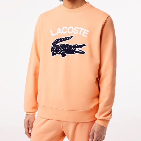 Lacoste Crocodile Sweater Oranje