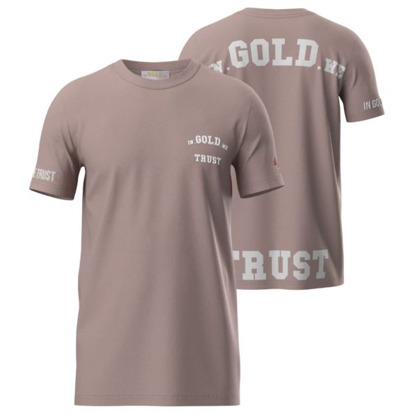 In Gold We Trust The Pusha T-shirt Licht Roze