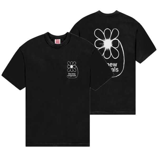 The New Originals Flower T-shirt Zwart