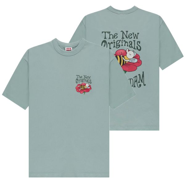 The New Originals Lazy Bee T-shirt Groen