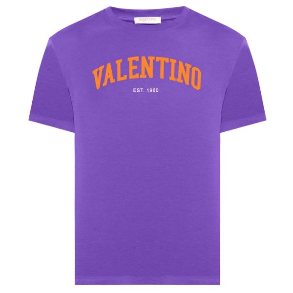 Valentino Garavani Logo T-shirt Paars