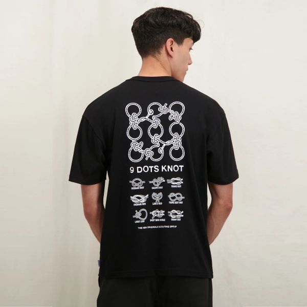The New Originals 9-Knots T-shirt Zwart