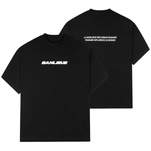 Banlieue Paname T-shirt Zwart