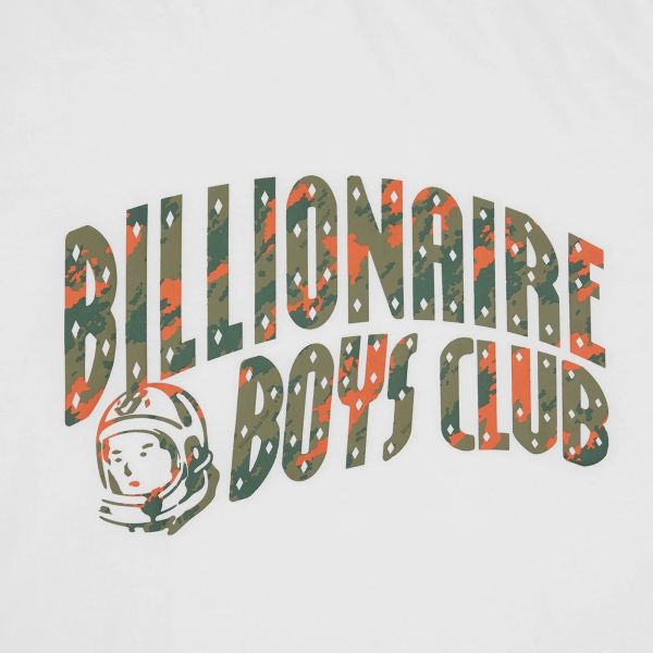 Billionaire Boys Club Camo Arch Logo T-shirt Wit