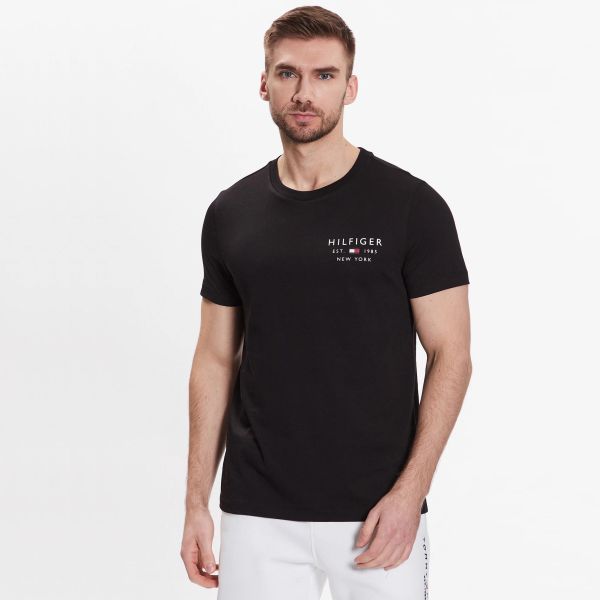 Tommy Hilfiger Brand Love Small Logo T-shirt Zwart