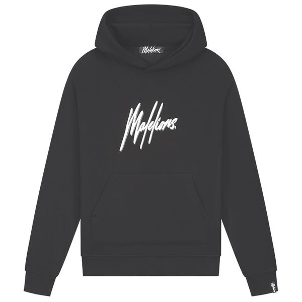 malelions men duo essentials hoodie zwart