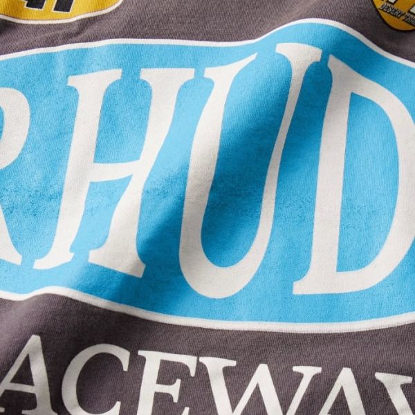 Rhude Raceway T-shirt Antraciet