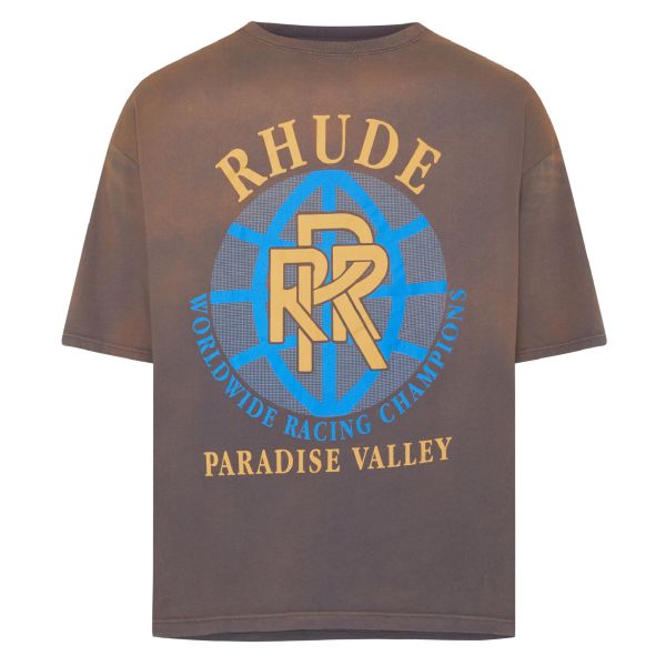 Rhude Paradise Valley T-shirt Antraciet