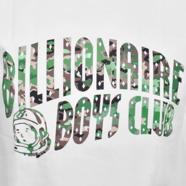 Billionaire Boys Club Nothing Camo Arch Logo T-shirt Wit
