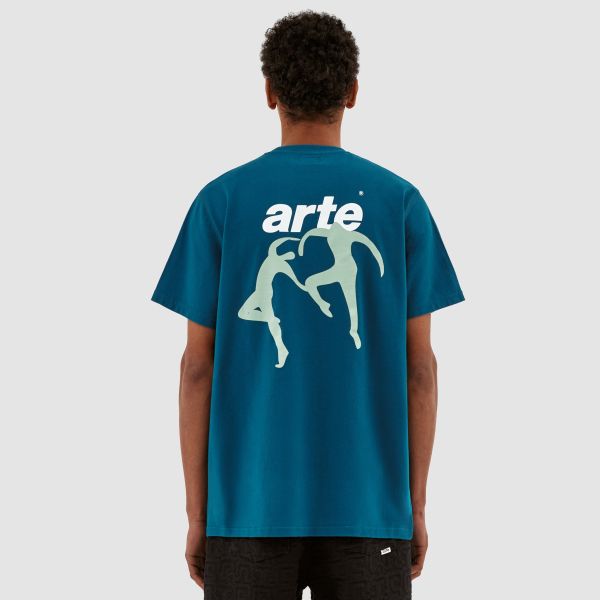 Arte Antwerp Tommy Back Dancers T-shirt Blauw
