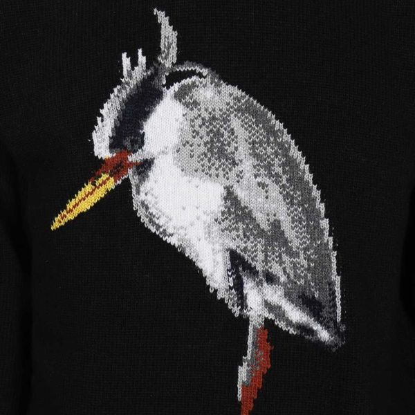 Heron Preston Heron Bird Knitted Sweater Zwart