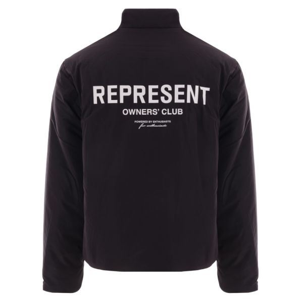 Represent Owners Club Wadded Jas Zwart