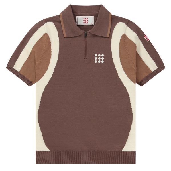 The New Originals 9-Dots Inner Space Polo Bruin
