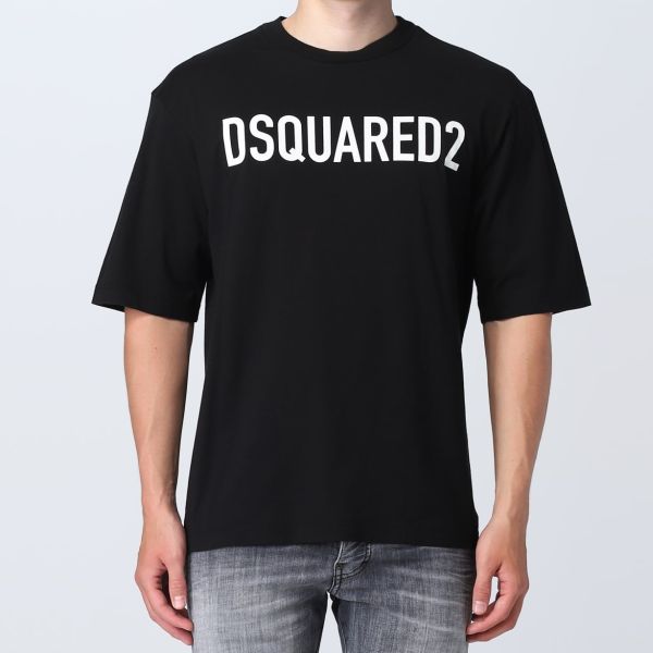 Dsquared2 Loose Fit T-shirt Zwart