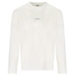CP Company Brushed Jersey Logo Longsleeve T-shirt Wit