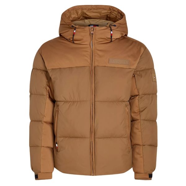 Tommy Hilfiger New York Hooded Puffer Bruin