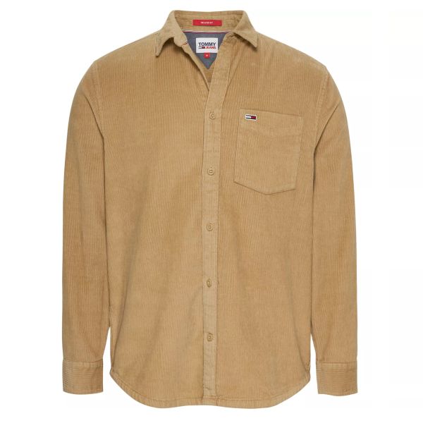 Tommy Jeans Relax Corduroy Overshirt Beige