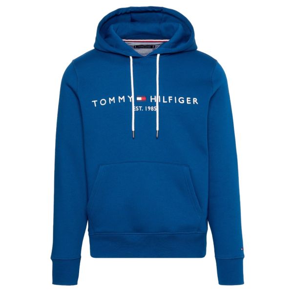Tommy Hilfiger Logo Hoodie Donker Blauw