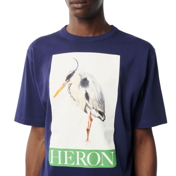 Heron Preston Heron Bird Painted T-shirt Blauw