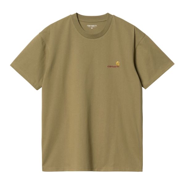 Carhartt American Script T-shirt Donker Groen