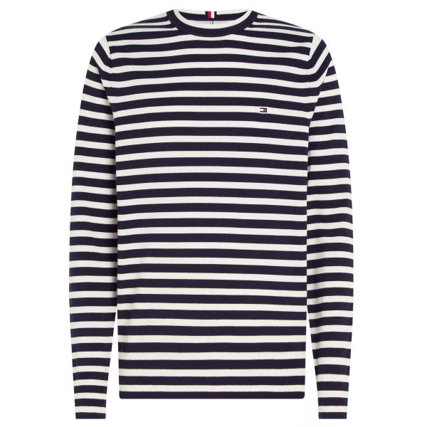 Tommy Hilfiger Pullover Striped Sweater Navy/Wit