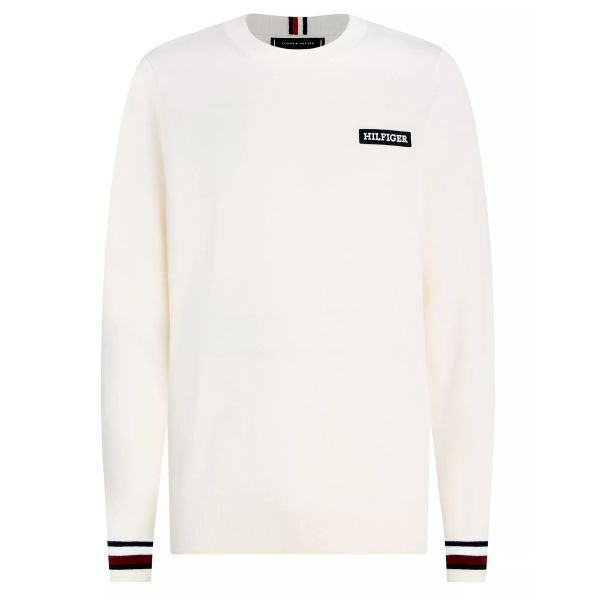 Tommy Hilfiger Global Stripe Sweater Off White