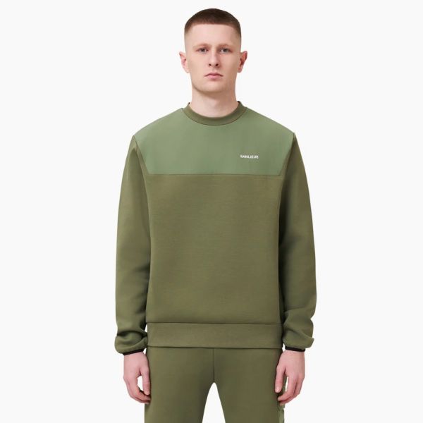 Banlieue 3D Top Sweater Groen