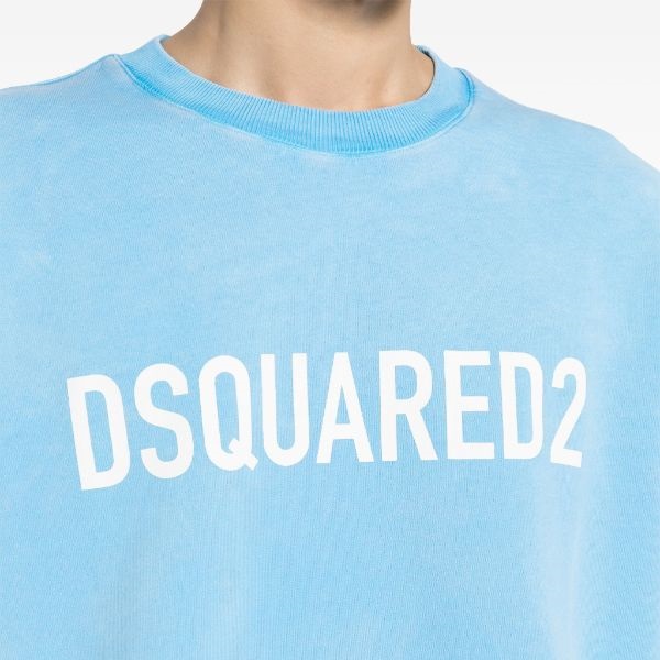 Dsquared2 Muscle Sweater Licht Blauw