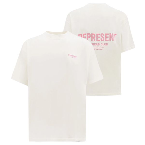 Represent Owners Club T-shirt Wit/Roze