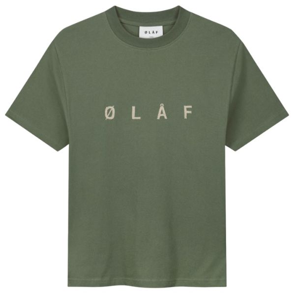 Olaf Embroidery T-shirt Groen