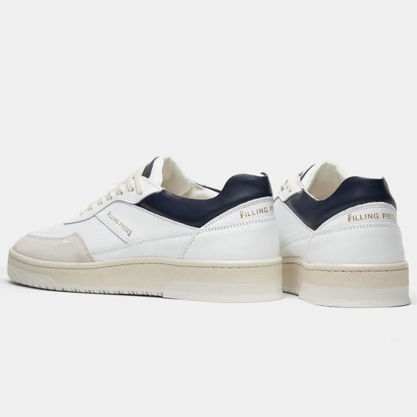 Filling Pieces Ace Tech Sneaker Wit/Navy
