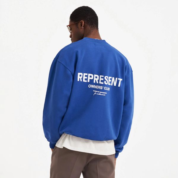 Represent Owners Club Sweater Cobalt