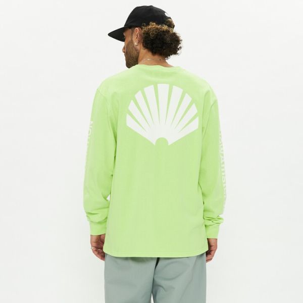 New Amsterdam Surf Association Logo Longsleeve T-shirt Groen
